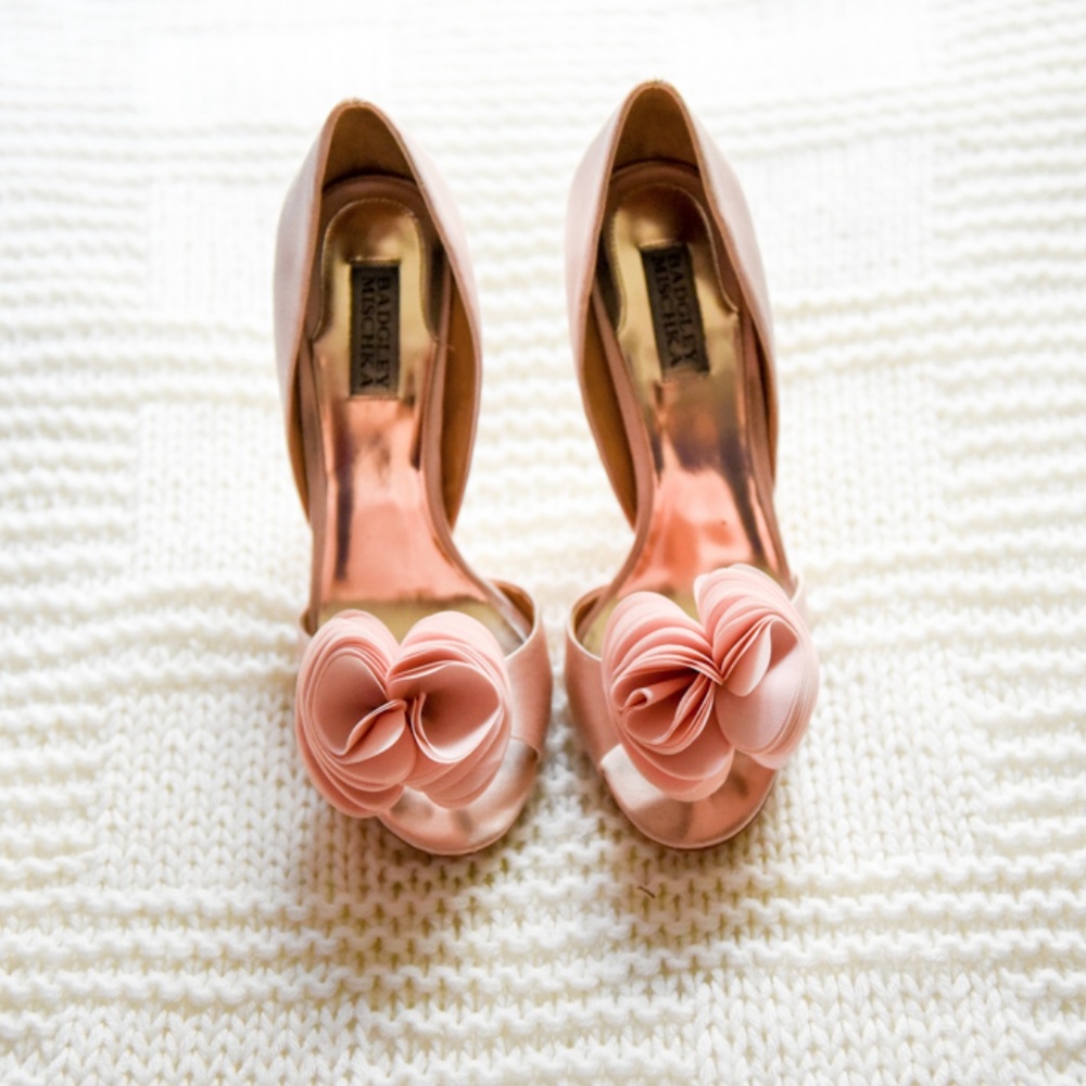 Badgley Mischka Pink Pumps, Size 8.5